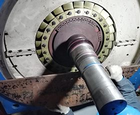 風機主軸後軸（zhóu）承位修複